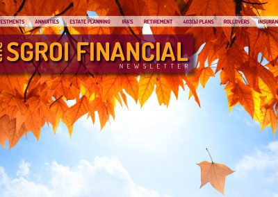 The Sgroi Financial Newsletter