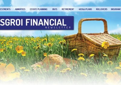 The Sgroi Financial Newsletter