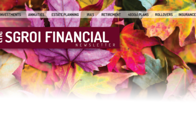 The Sgroi Financial Newsletter